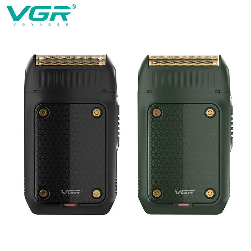 Aparador de Barba VGR V-353 – Máquina de Barbear Elétrica Portátil e Profissional para Homens