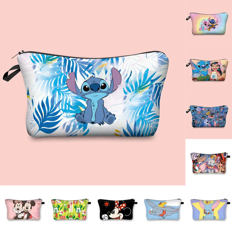 Bolsa Disney Stitch, Mickey e Dumbo – Estilo Kawaii e Cartoon, Presente de Natal para Meninas e Meninos