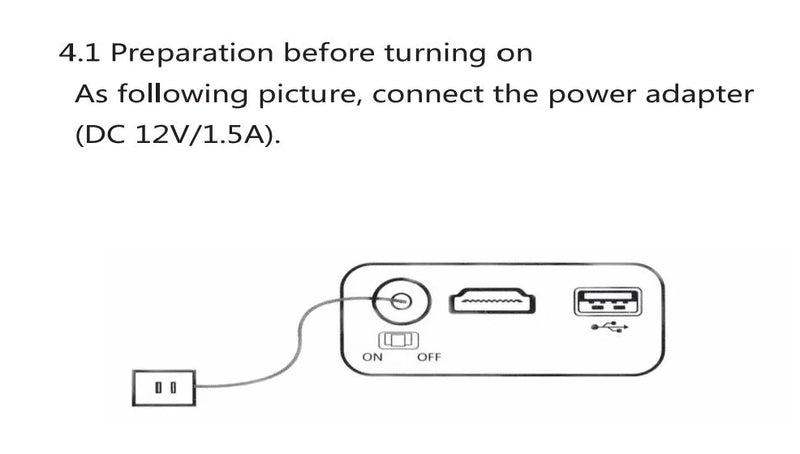 Projetor Mini LED YG300, Versão Atualizada YG300, 1000 Lumen, 320x240P, Compatível com HDMI, USB, Áudio, Media Player para Casa, Projetor