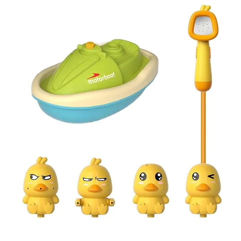 🛁🦆 Patinho Amarelo com Chuveirinho Mágico 🌈